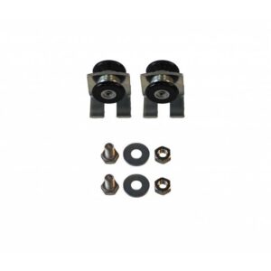 Kit de 2 roulettes de porte - Collection AZURA - Accessoire pour serre LAMS