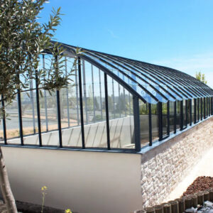Montage serre LUXIA Rétro Adossée largeur 1,58 m - Serre de jardin fabrication française LAMS
