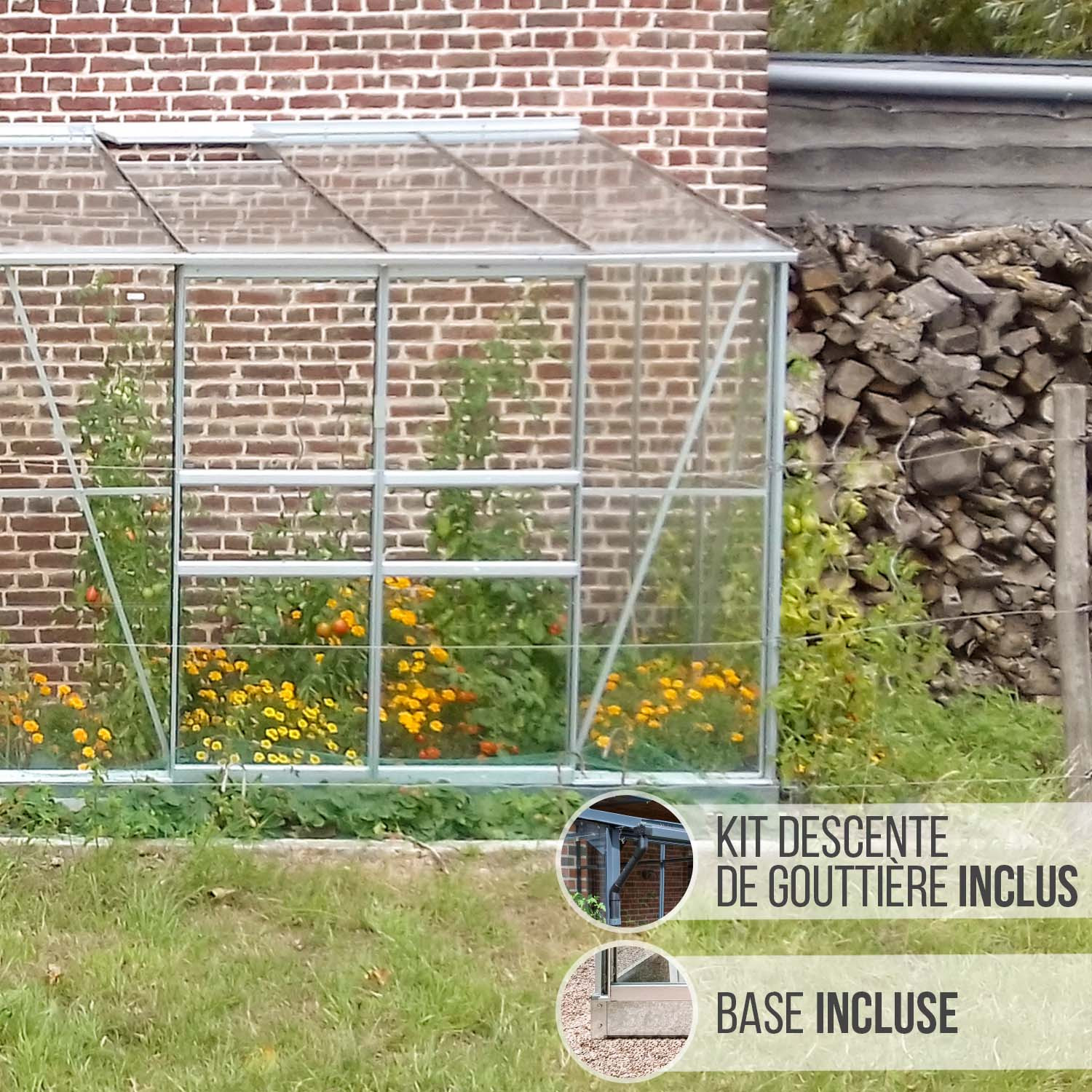 Serre adossée MÉLISSA 4,90 m² – Image 2