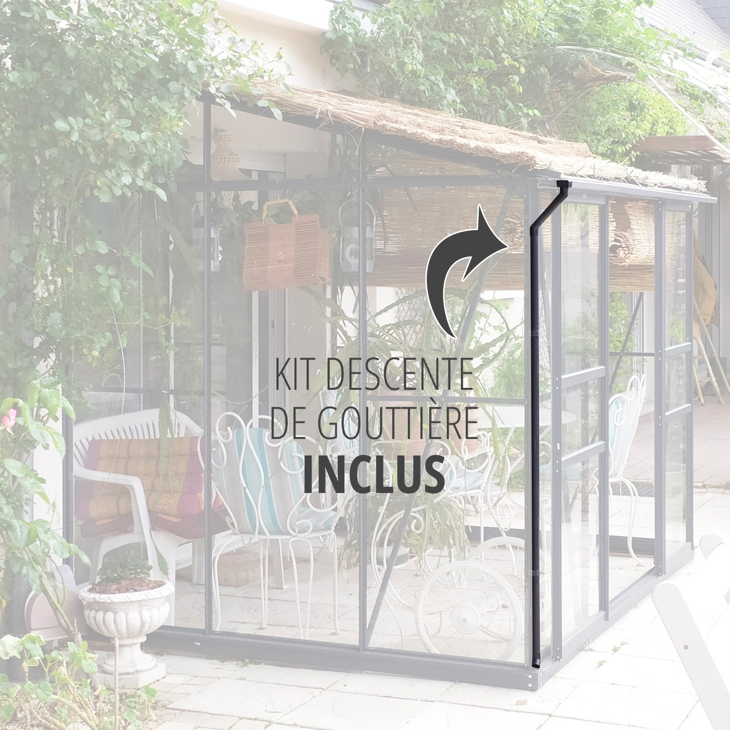 Serre adossée MÉLISSA 7,20 m² – Image 10