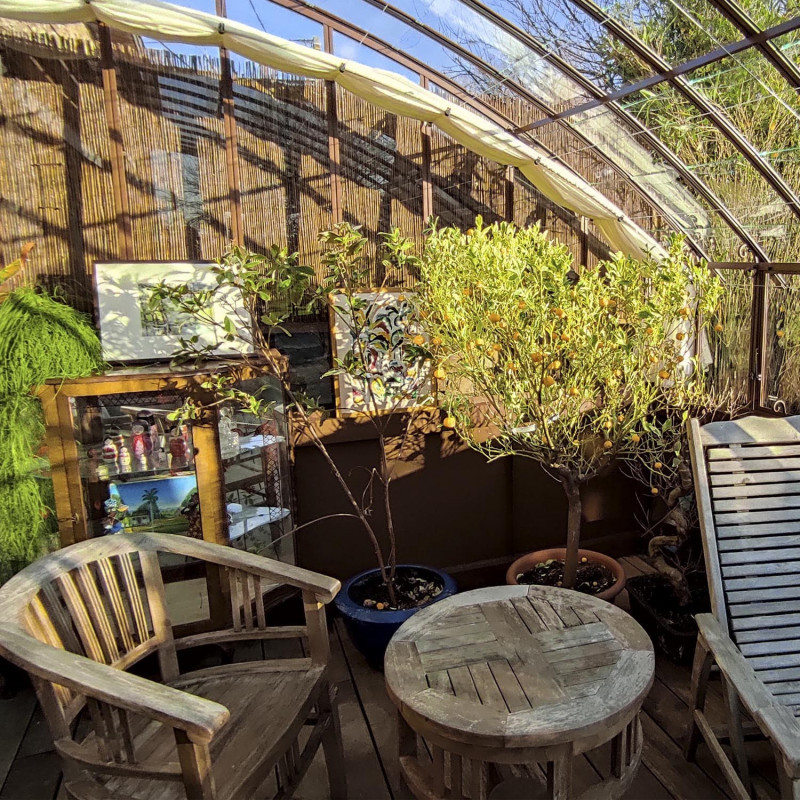 Serre de jardin CHAMBORD largeur 2,80 m sur embase aluminium - Structure aluminium