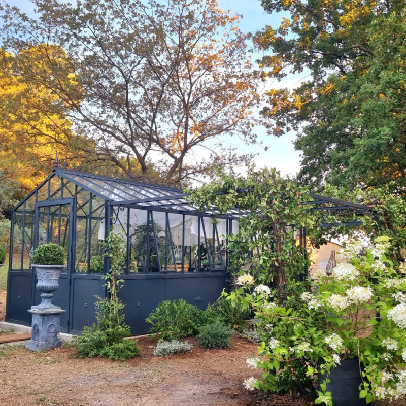 Serre CLASSIQUE largeur 2,75 m sur embase aluminium – Image 2