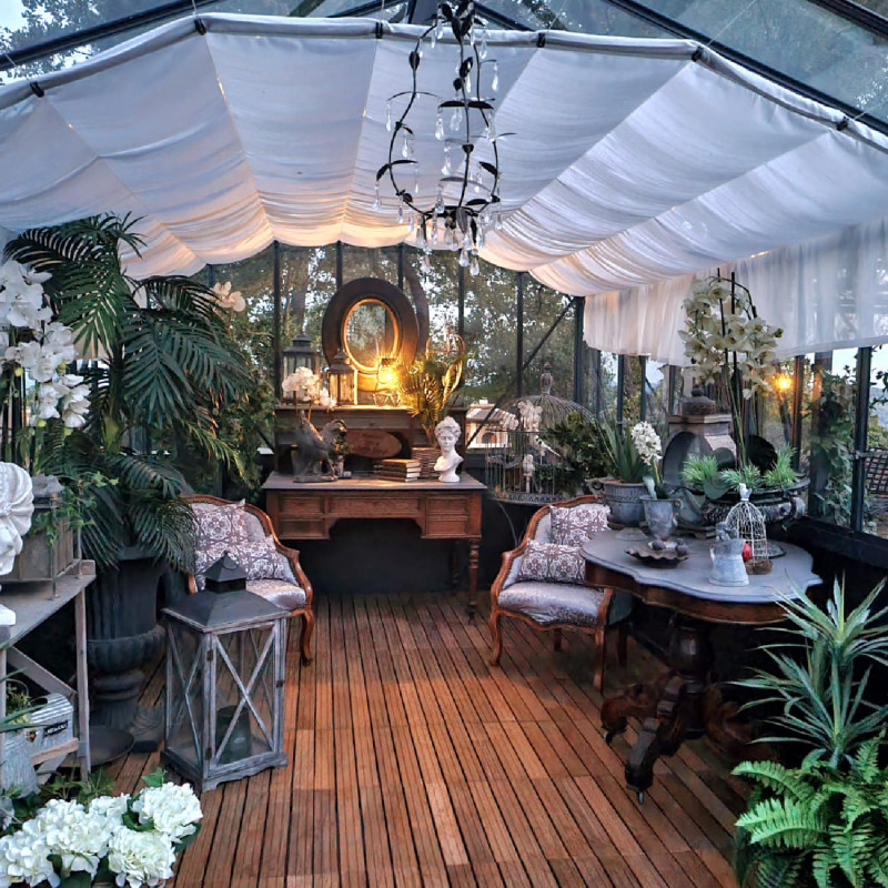 Serre CLASSIQUE largeur 2,75 m sur embase aluminium – Image 3