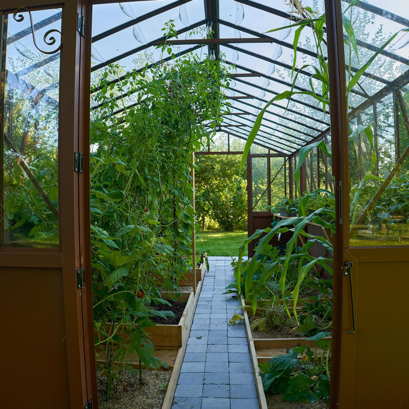 Serre CLASSIQUE largeur 2,75 m sur embase aluminium – Image 6