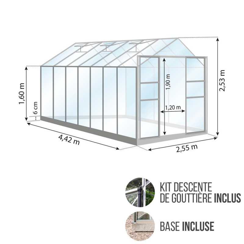 Serre LAURUS 11,30 m²