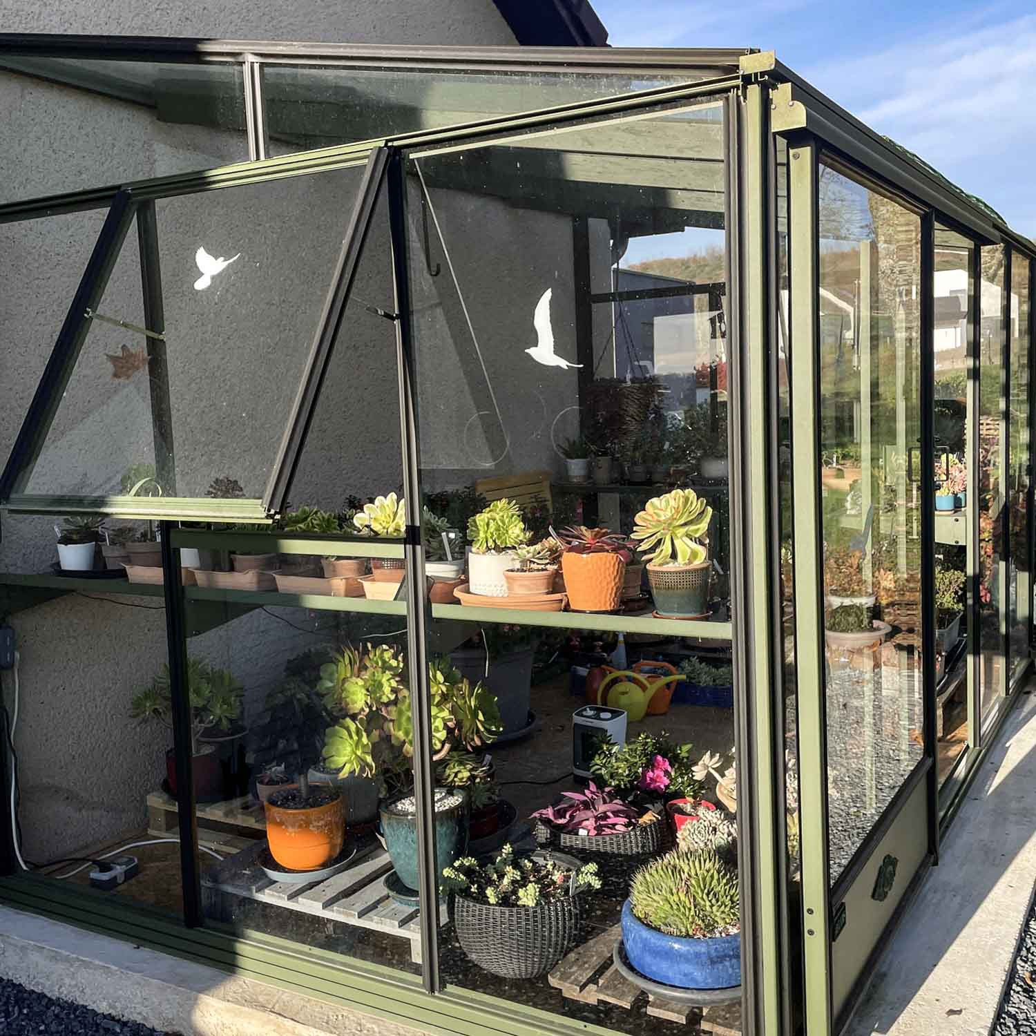 Serre LUXIA adossée largeur 2,32 m – Image 5