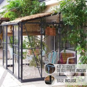 Serre adossée MÉLISSA 4,90 m²