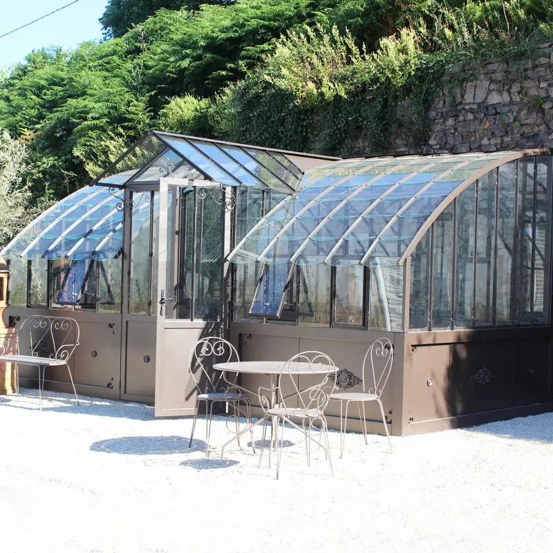 Serre MIRABEAU largeur 2,80 m sur embase aluminium – Image 6