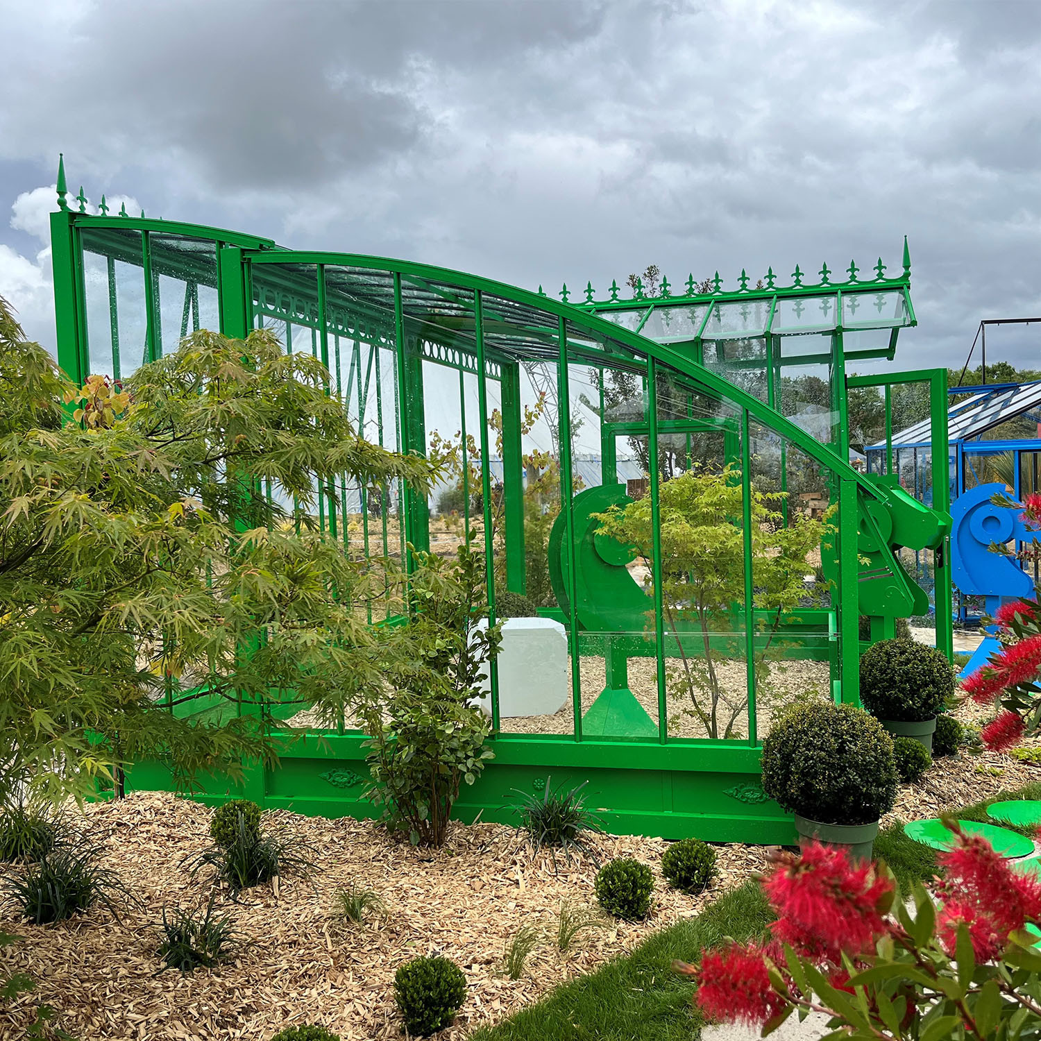 Serre MIRABEAU largeur 3,70 m sur embase aluminium – Image 2