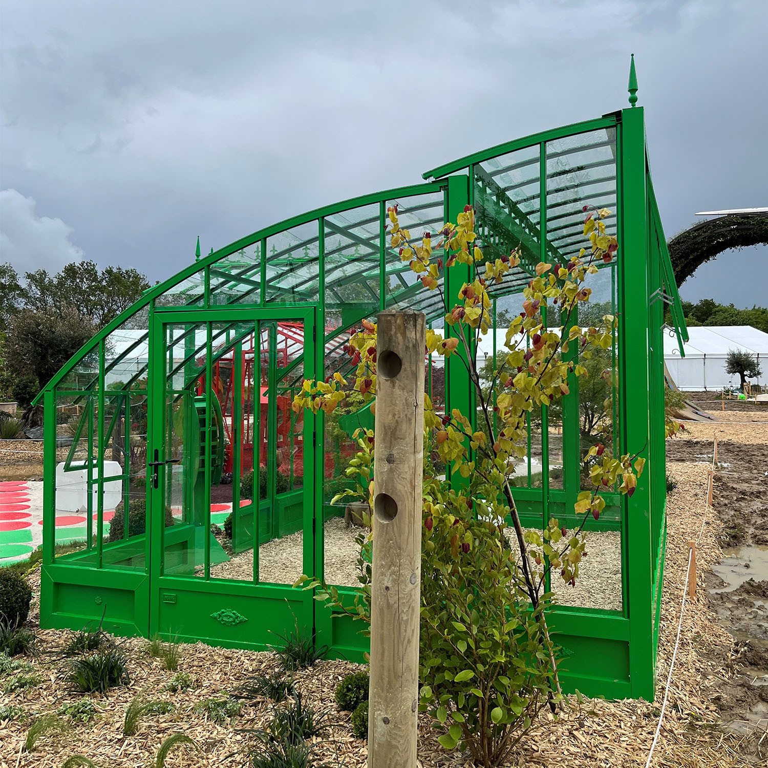 Serre MIRABEAU largeur 3,70 m sur embase aluminium – Image 3