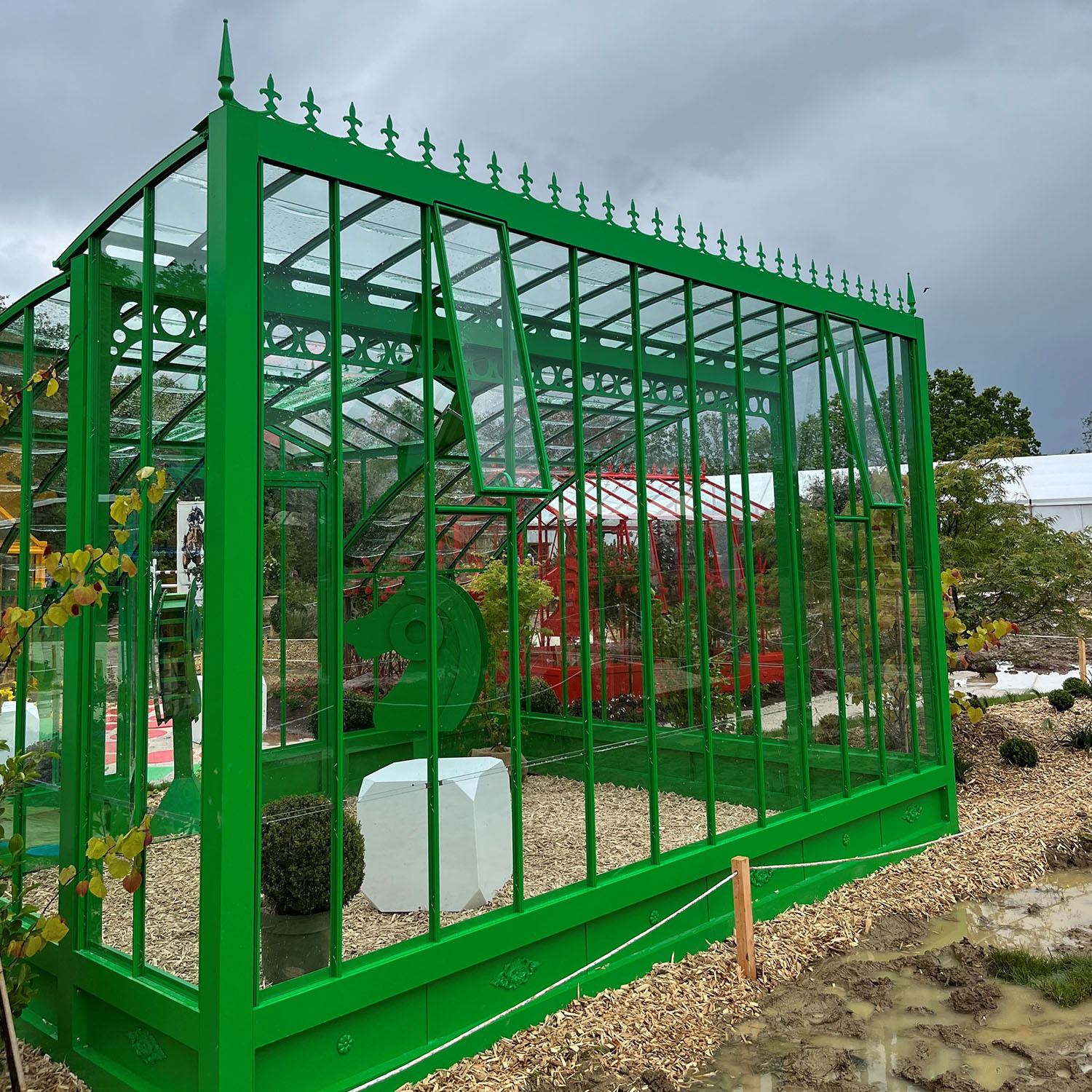 Serre MIRABEAU largeur 3,70 m sur embase aluminium – Image 4