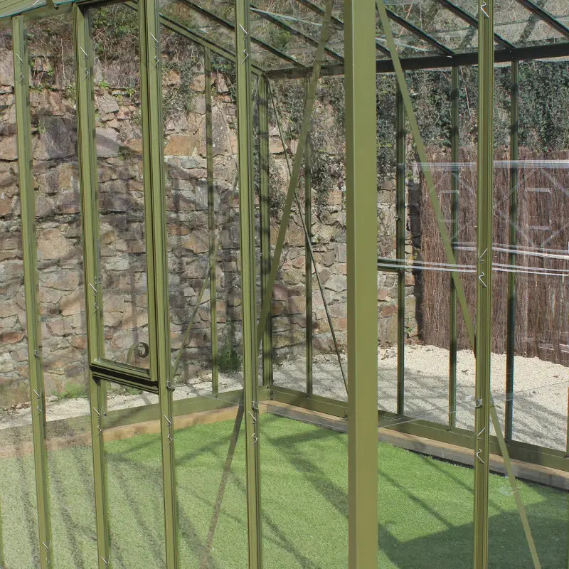 Serre AUTHENTIQUE largeur 2,75 m sur base aluminium – Image 7