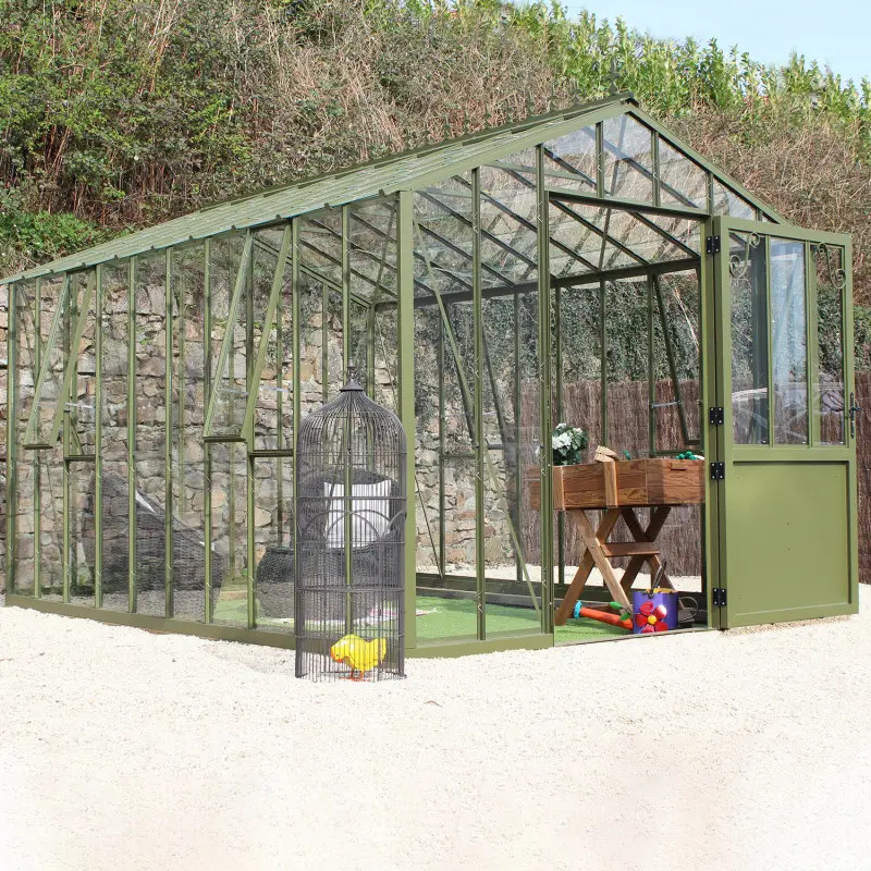 Serre AUTHENTIQUE largeur 2,75 m sur base aluminium – Image 12