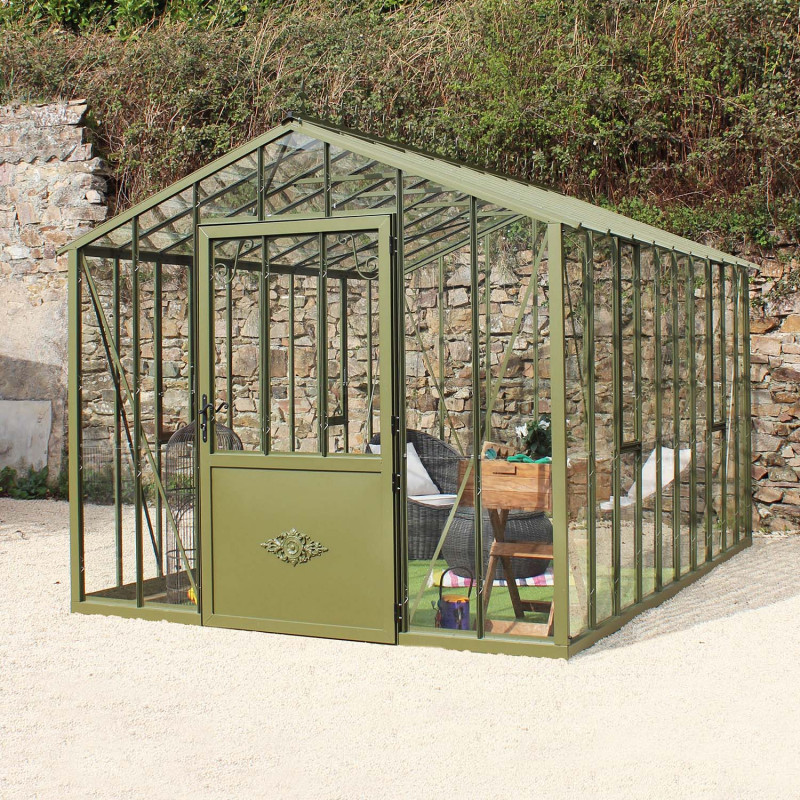 Serre AUTHENTIQUE largeur 2,75 m sur base aluminium – Image 11