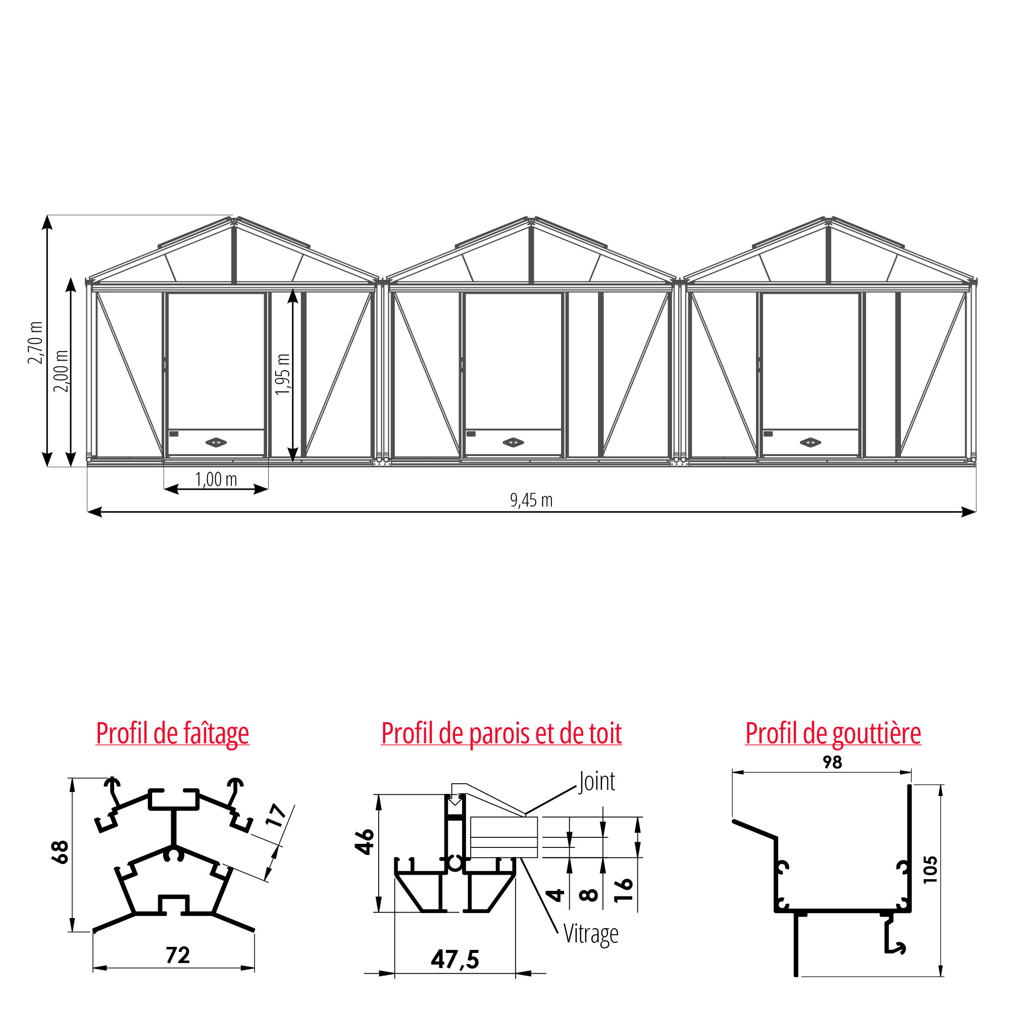 Serre SUPRA 3 chapelles – Image 6