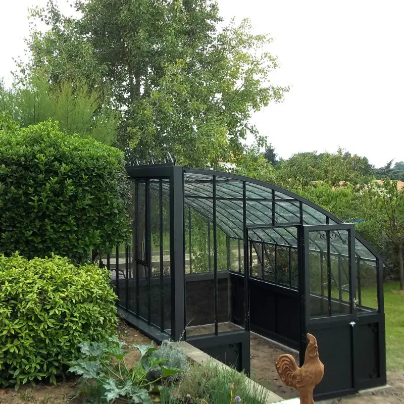 Serre VERSAILLES largeur 2,80 m sur embase aluminium – Image 2