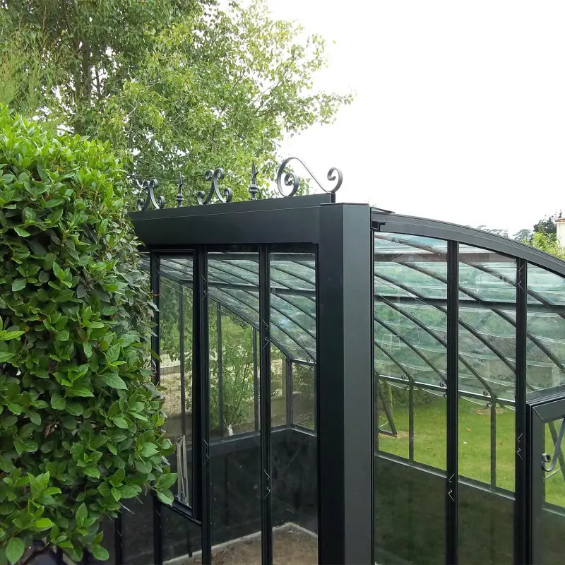 Serre VERSAILLES largeur 2,80 m sur embase aluminium – Image 3