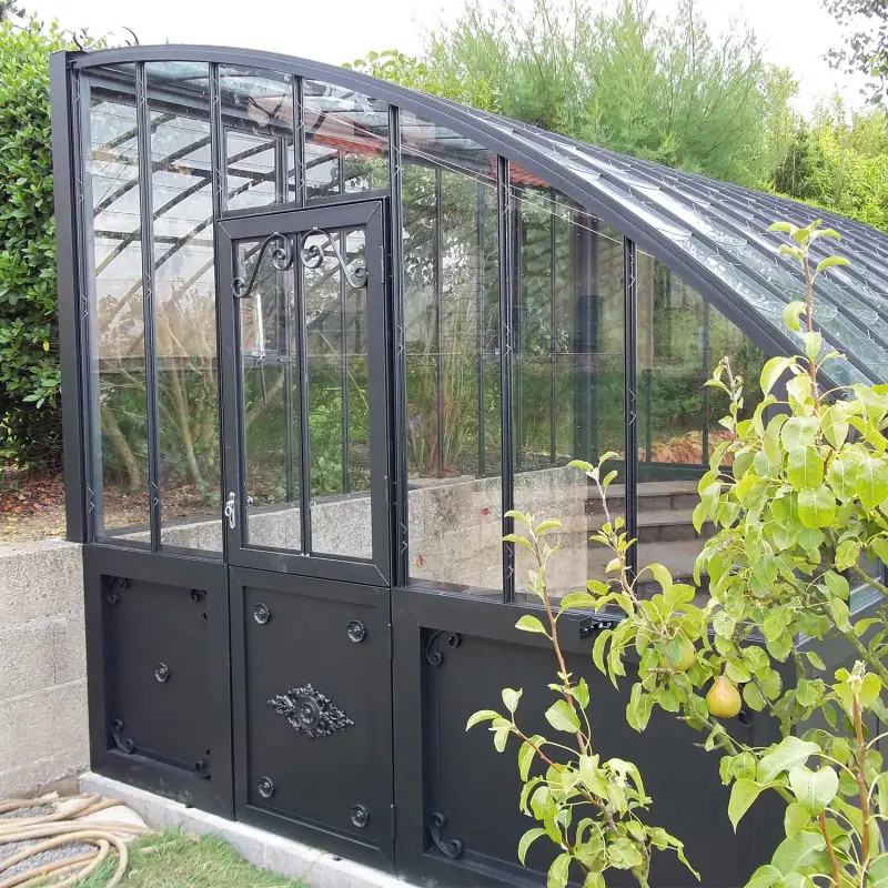 Serre VERSAILLES largeur 2,80 m sur embase aluminium – Image 8